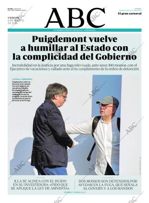 ABC SEVILLA 09-08-2024 página 1