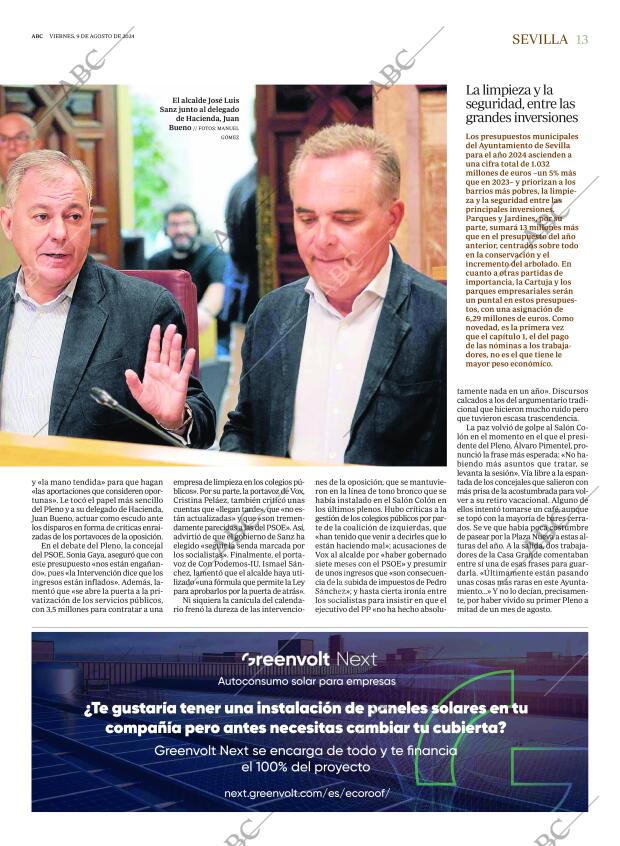 ABC SEVILLA 09-08-2024 página 13