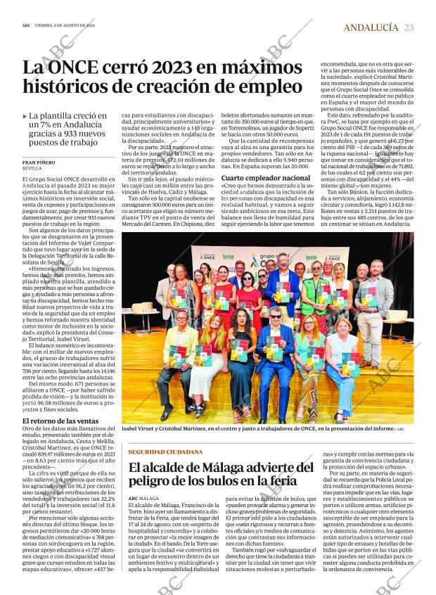 ABC SEVILLA 09-08-2024 página 23