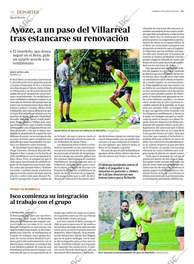 ABC SEVILLA 09-08-2024 página 58