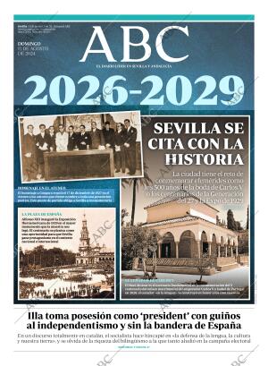 ABC SEVILLA 11-08-2024 página 1