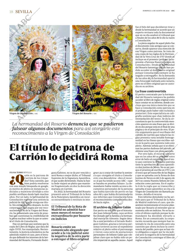 ABC SEVILLA 11-08-2024 página 18