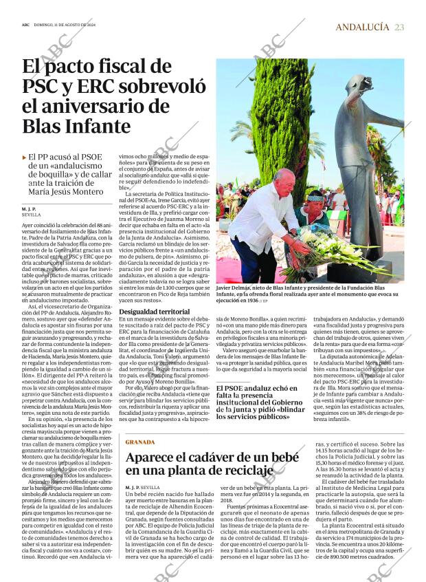 ABC SEVILLA 11-08-2024 página 23
