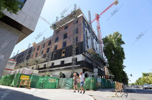 Obras del futuro hotel Mezquita Center en el bulevar Hernán Ruiz