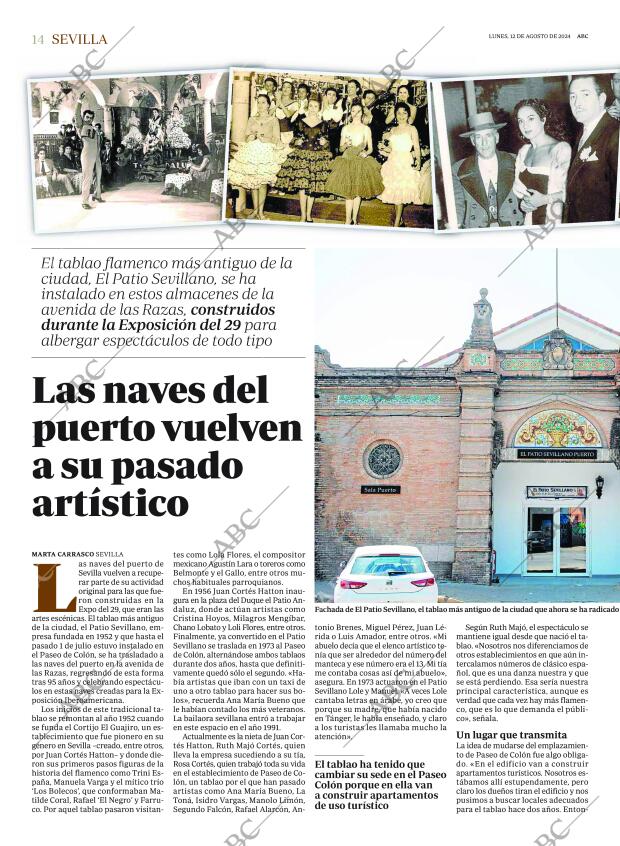 ABC SEVILLA 12-08-2024 página 14