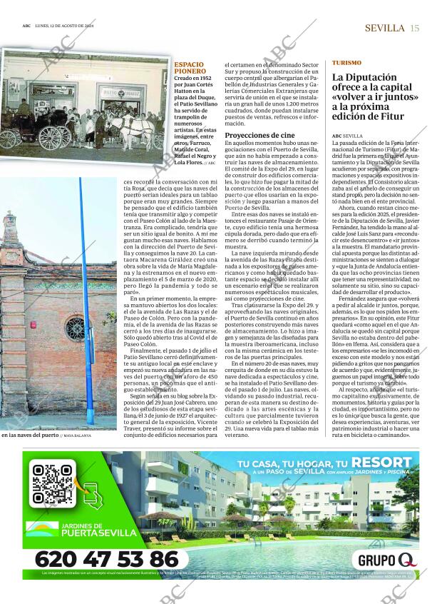 ABC SEVILLA 12-08-2024 página 15
