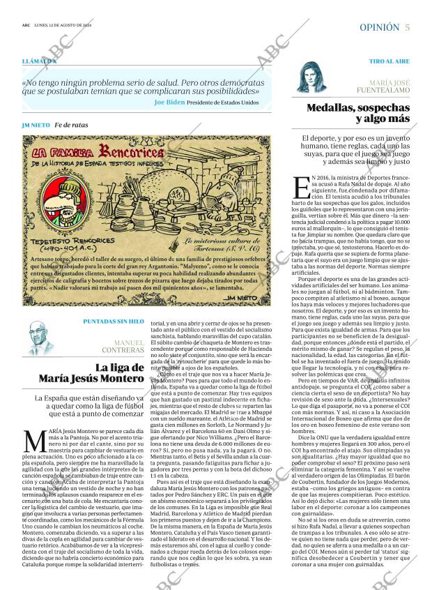 ABC SEVILLA 12-08-2024 página 5