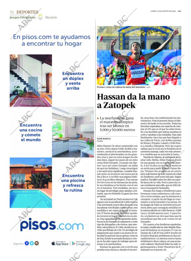ABC SEVILLA 12-08-2024 página 56