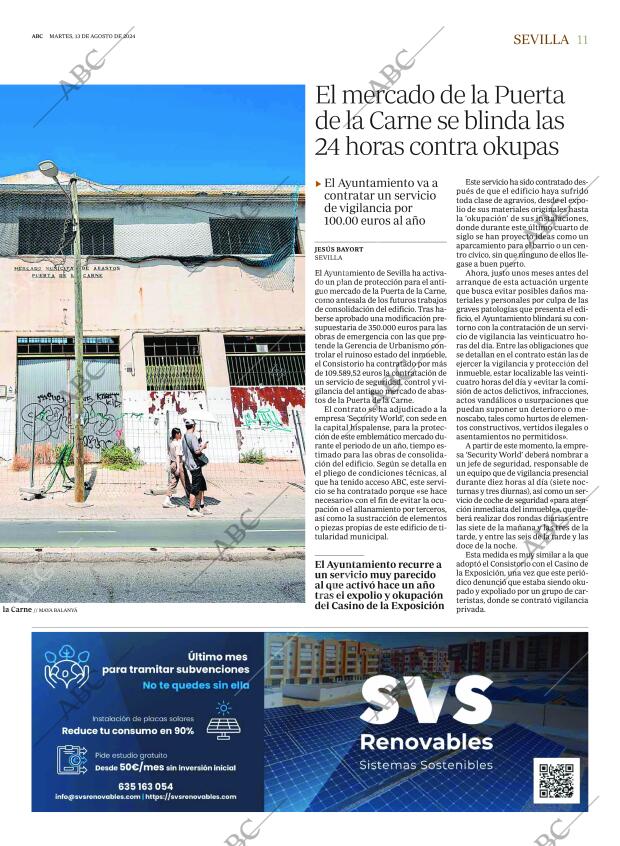 ABC SEVILLA 13-08-2024 página 11