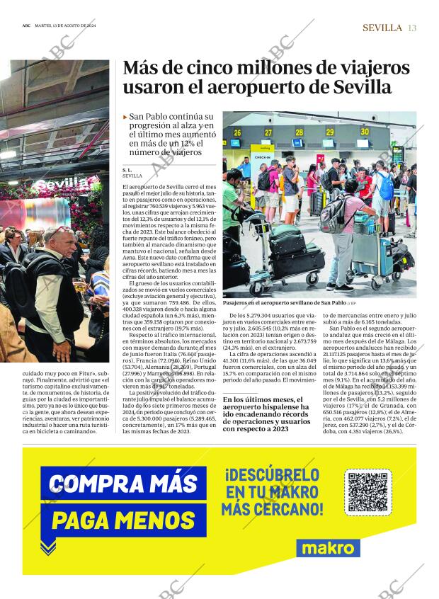 ABC SEVILLA 13-08-2024 página 13