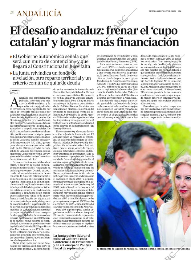 ABC SEVILLA 13-08-2024 página 20