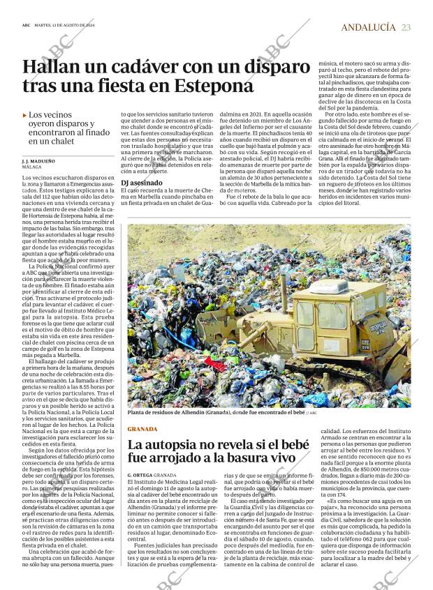 ABC SEVILLA 13-08-2024 página 23