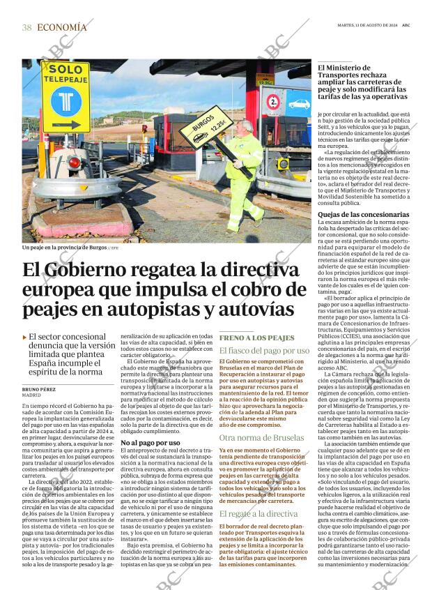 ABC SEVILLA 13-08-2024 página 38