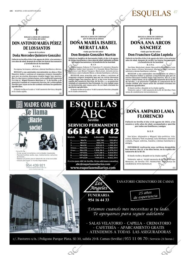 ABC SEVILLA 13-08-2024 página 47