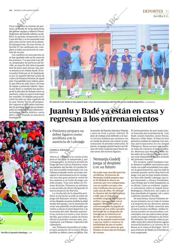 ABC SEVILLA 13-08-2024 página 51