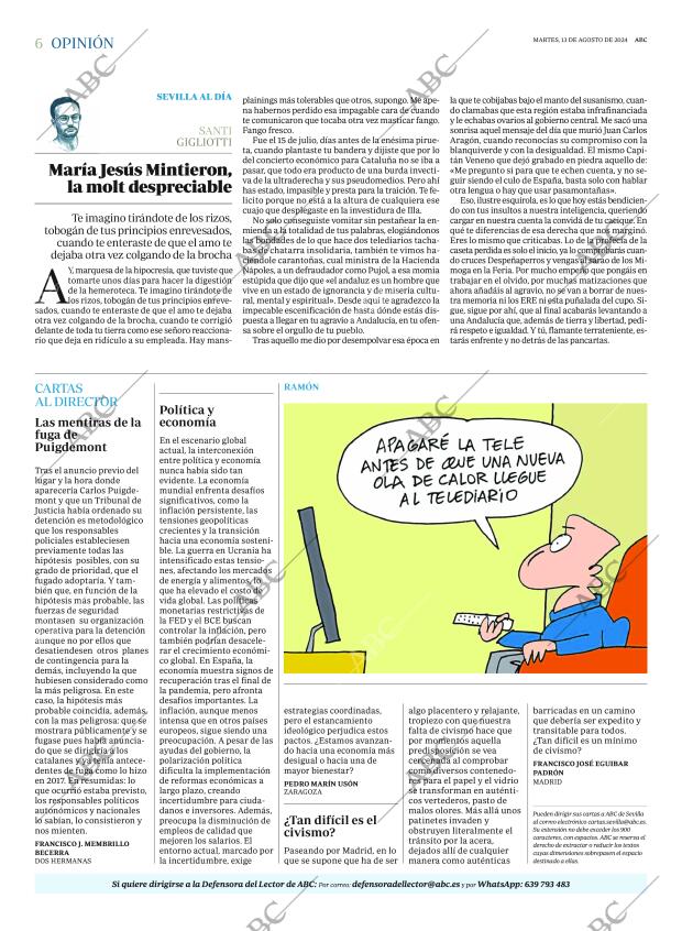 ABC SEVILLA 13-08-2024 página 6