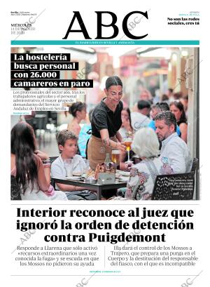 ABC SEVILLA 14-08-2024 página 1