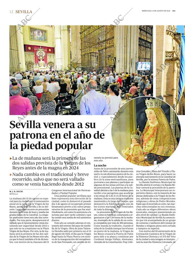 ABC SEVILLA 14-08-2024 página 12