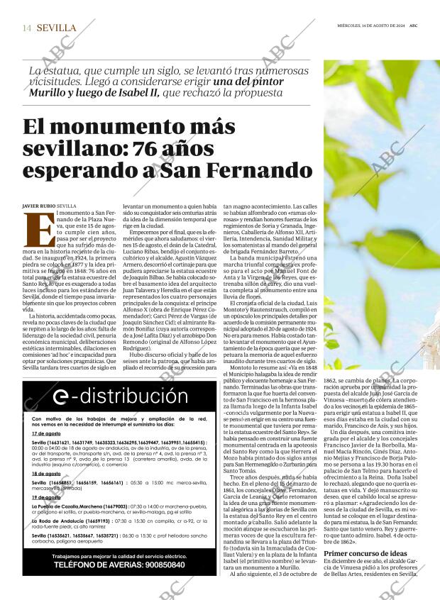ABC SEVILLA 14-08-2024 página 14