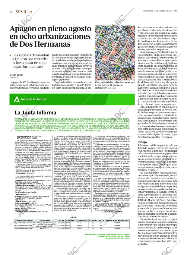 ABC SEVILLA 14-08-2024 página 18