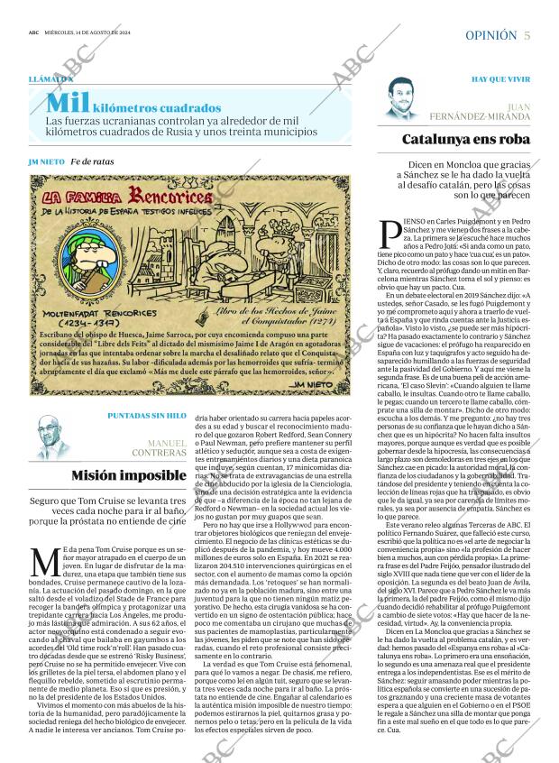 ABC SEVILLA 14-08-2024 página 5