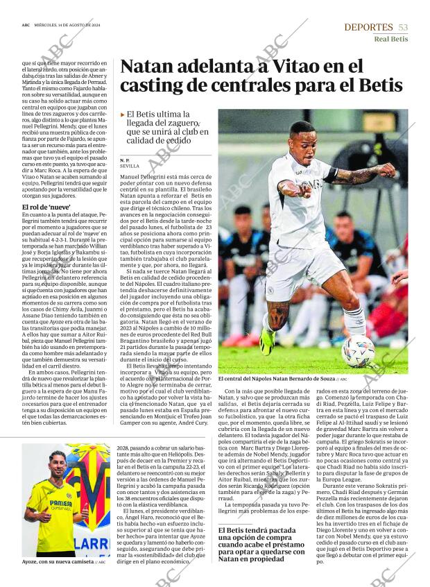 ABC SEVILLA 14-08-2024 página 53