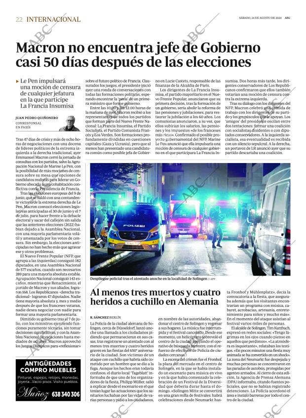 ABC MADRID 24-08-2024 página 22