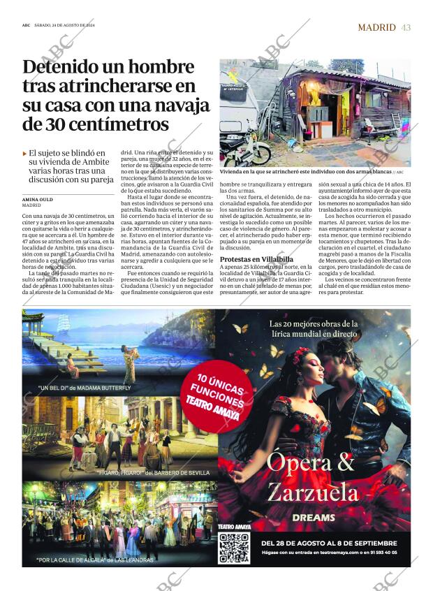 ABC MADRID 24-08-2024 página 43