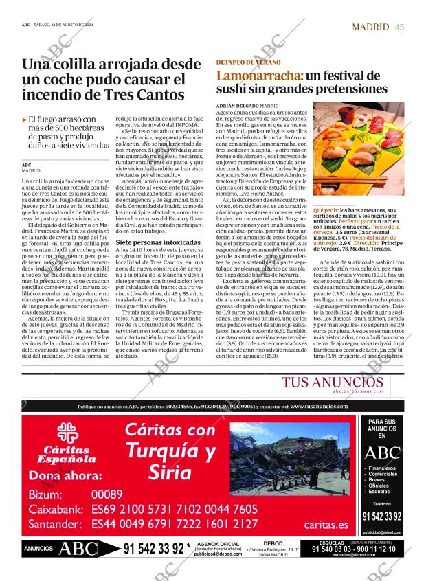 ABC MADRID 24-08-2024 página 45