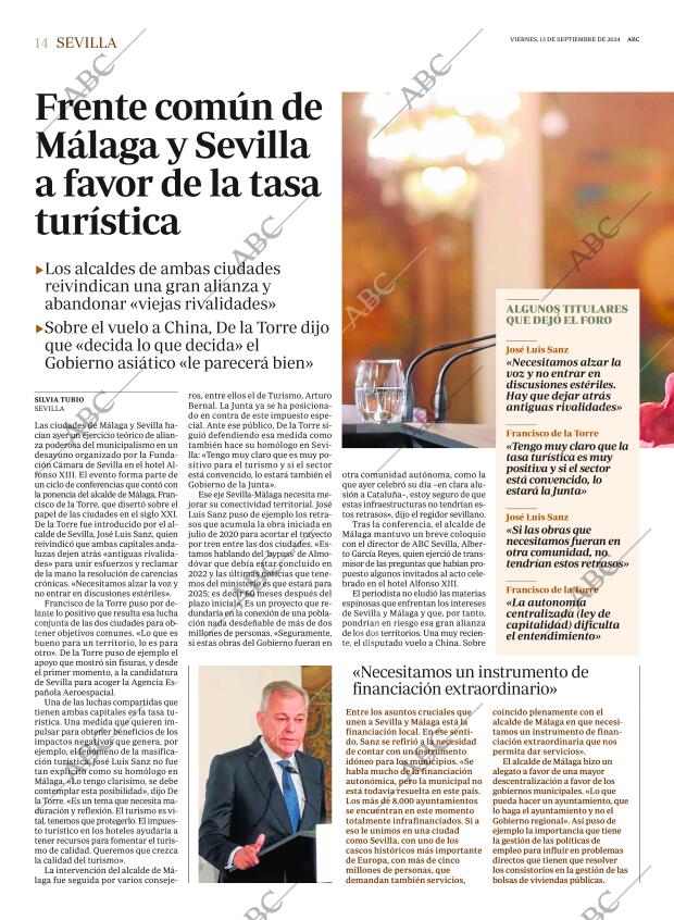 ABC SEVILLA 13-09-2024 página 14