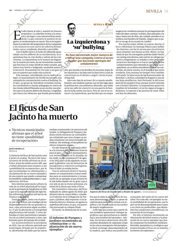ABC SEVILLA 13-09-2024 página 19
