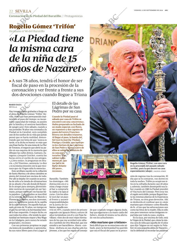 ABC SEVILLA 13-09-2024 página 22