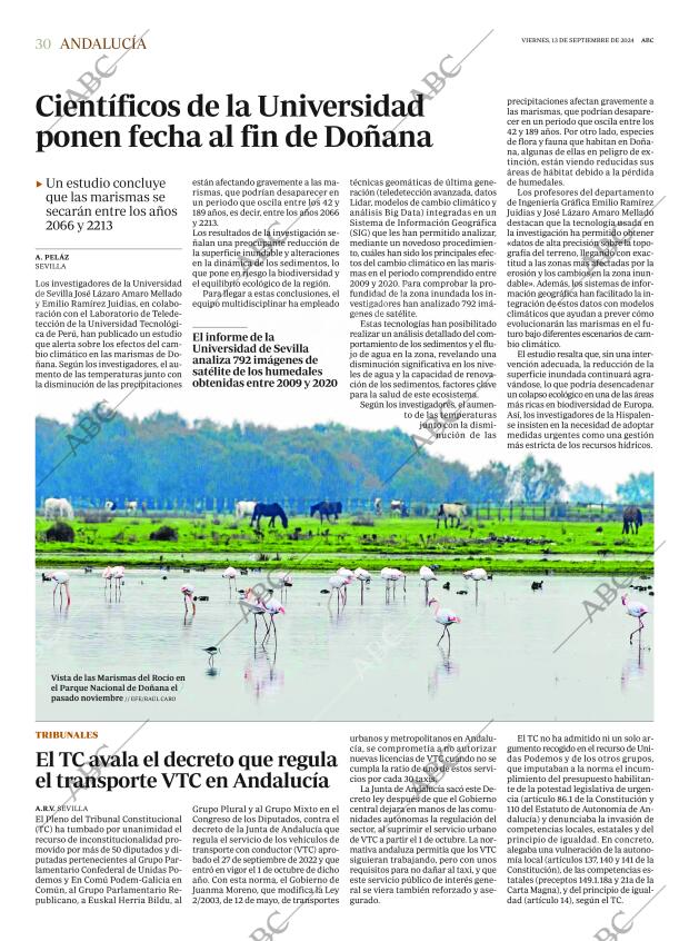 ABC SEVILLA 13-09-2024 página 30