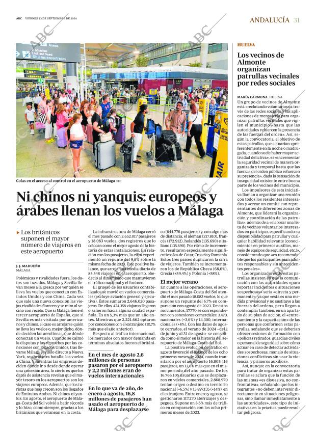 ABC SEVILLA 13-09-2024 página 31