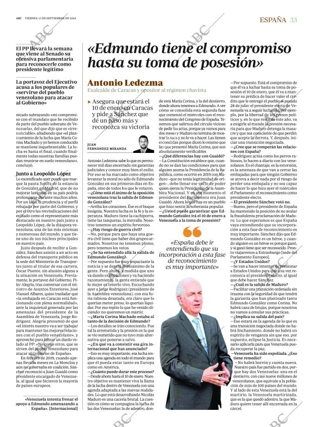 ABC SEVILLA 13-09-2024 página 33