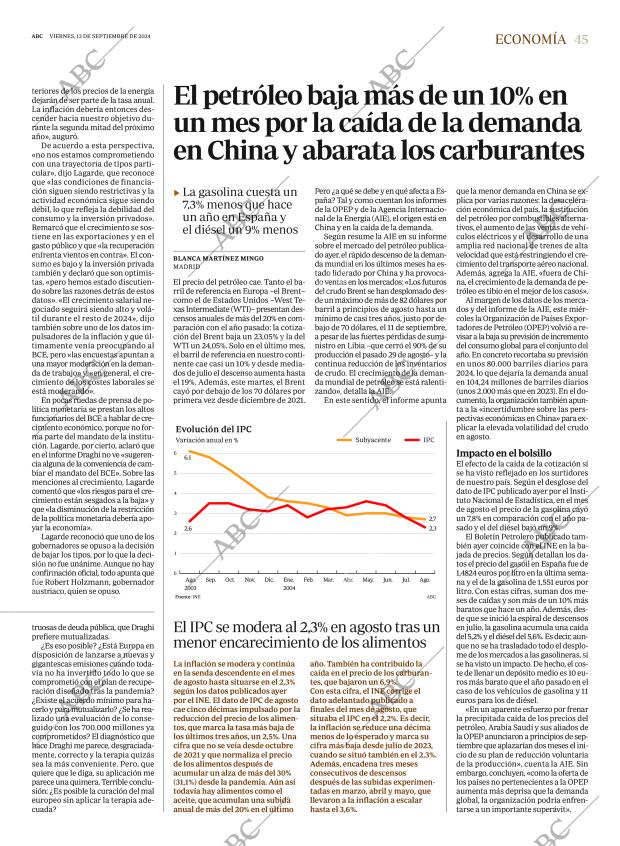ABC SEVILLA 13-09-2024 página 45