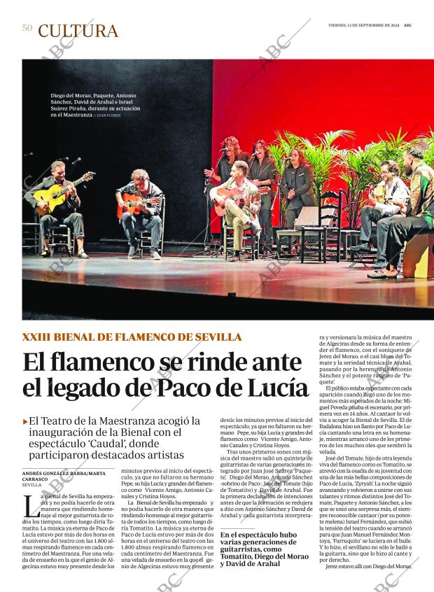 ABC SEVILLA 13-09-2024 página 50