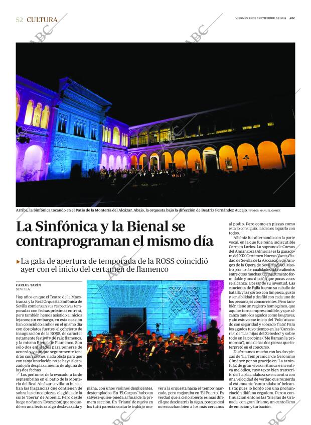 ABC SEVILLA 13-09-2024 página 52