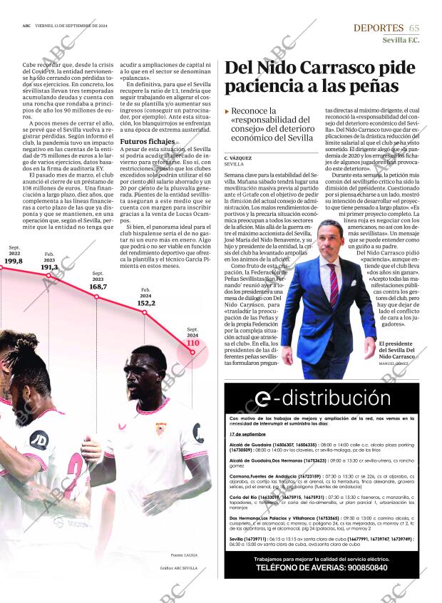 ABC SEVILLA 13-09-2024 página 65