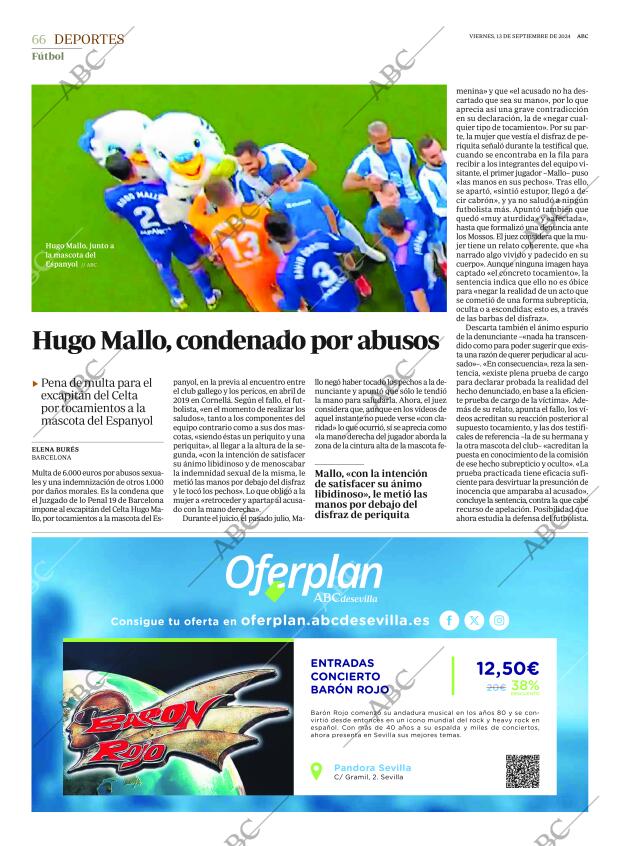 ABC SEVILLA 13-09-2024 página 66