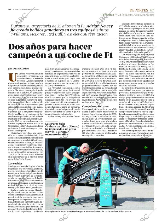 ABC SEVILLA 13-09-2024 página 67