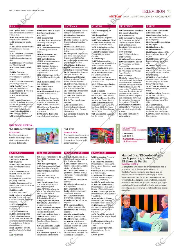 ABC SEVILLA 13-09-2024 página 71