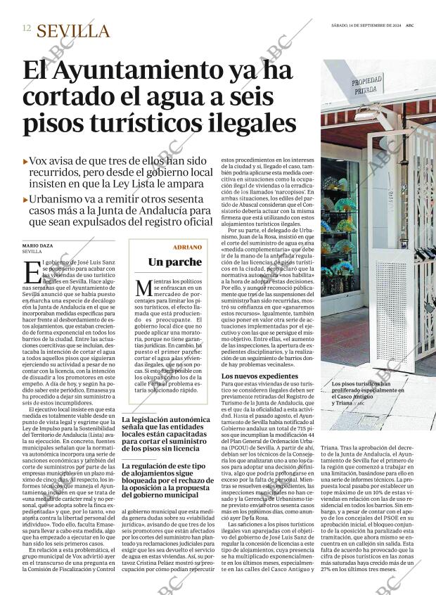 ABC SEVILLA 14-09-2024 página 12
