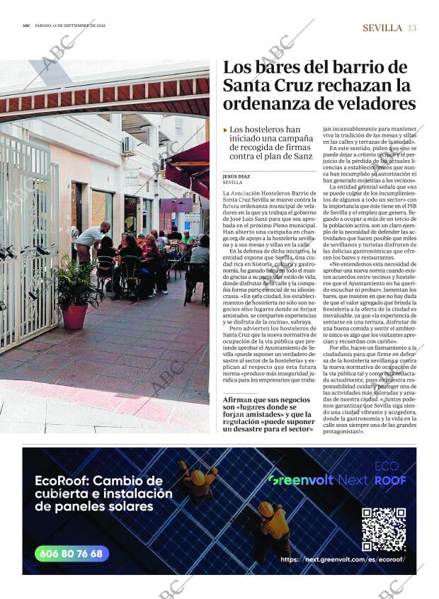 ABC SEVILLA 14-09-2024 página 13