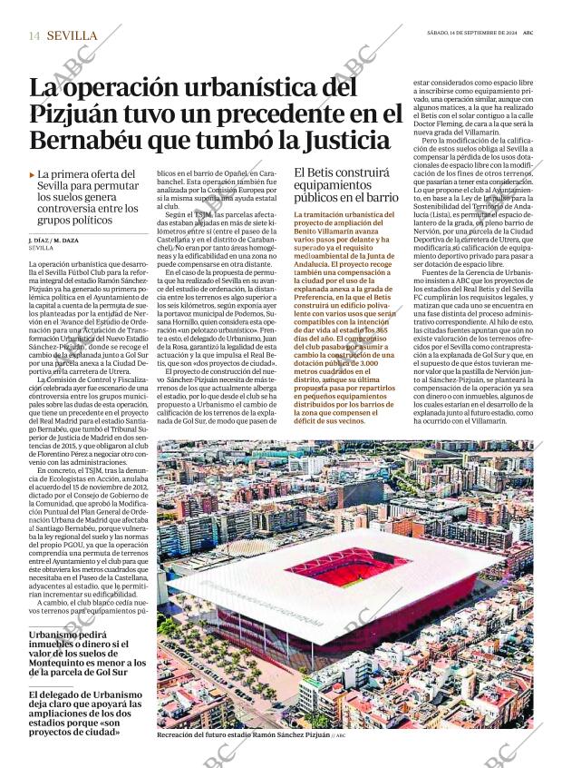 ABC SEVILLA 14-09-2024 página 14