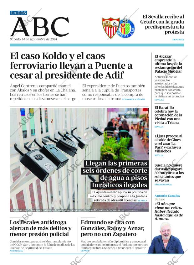 ABC SEVILLA 14-09-2024 página 2