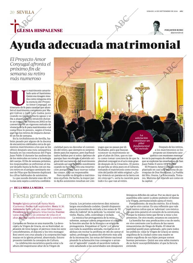 ABC SEVILLA 14-09-2024 página 20