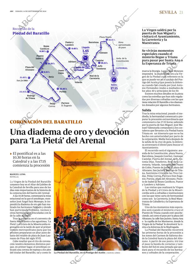 ABC SEVILLA 14-09-2024 página 21