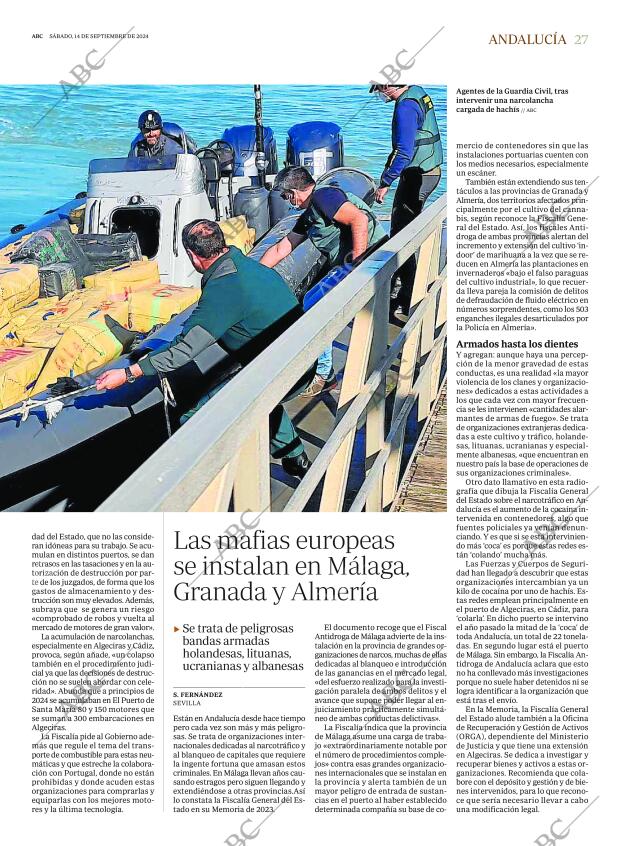 ABC SEVILLA 14-09-2024 página 27