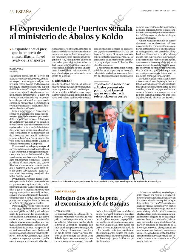 ABC SEVILLA 14-09-2024 página 36